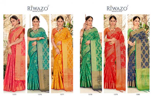 Riwazo Patni Patola Silk Wedding Saree Collection